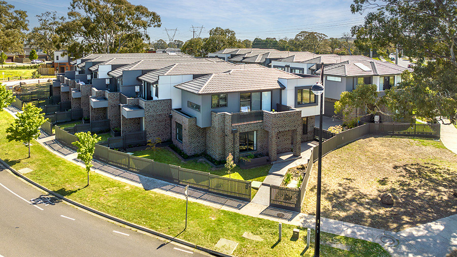 Private balconies and yards